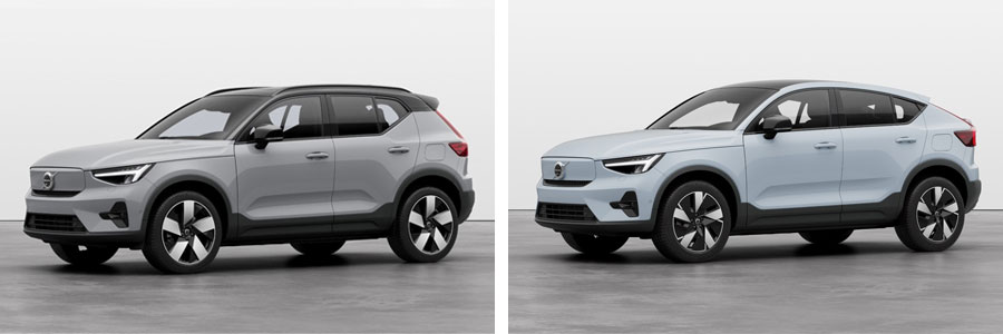 Go further, charge quicker as Volvo announces updates to C40 and XC40 Recharge