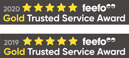 G2L are proud Feefo Gold Trusted Service Award winners