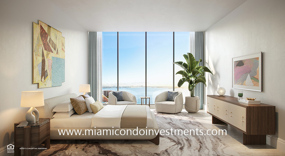 St. Regis Miami master bedroom